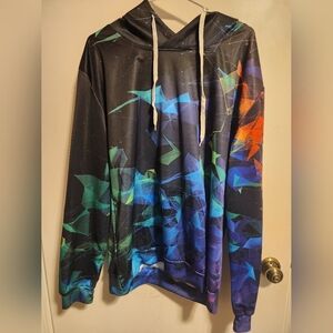 Multicolor Graphic Hoodie for Men